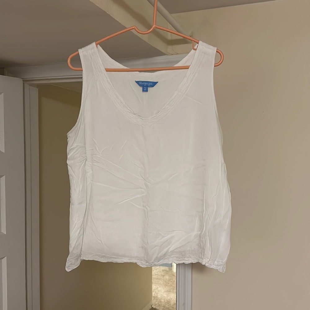(Blueginger) tank top white